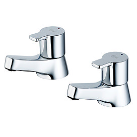 Ideal Standard Calista Bath Pillar Taps - B1147AA Large Image