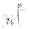 Ideal Standard Cerabase Single Lever Bath Shower Mixer with Shower Set