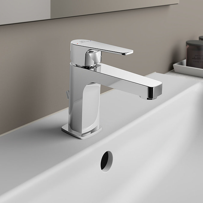 Ideal Standard Cerafine D Single Lever Mini Basin Mixer with Pop-up Waste  In Bathroom Large Image