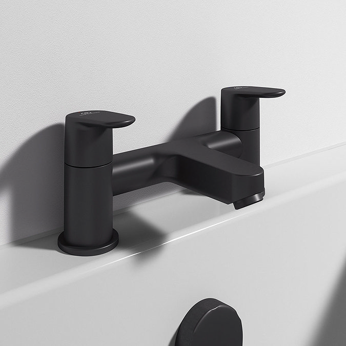 Ideal Standard Cerafine O Silk Black Dual Control Bath Filler Feature Large Image