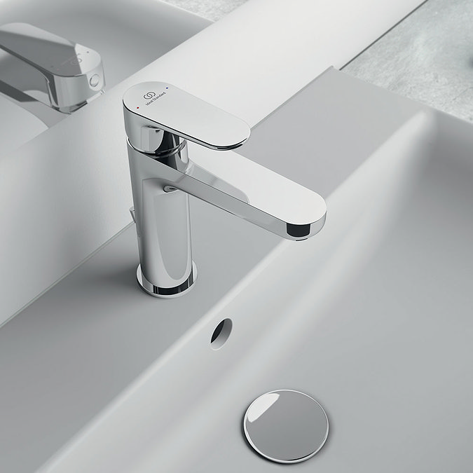 Ideal Standard Cerafine O Single Lever Basin Mixer with Pop-up Waste Standard Large Image
