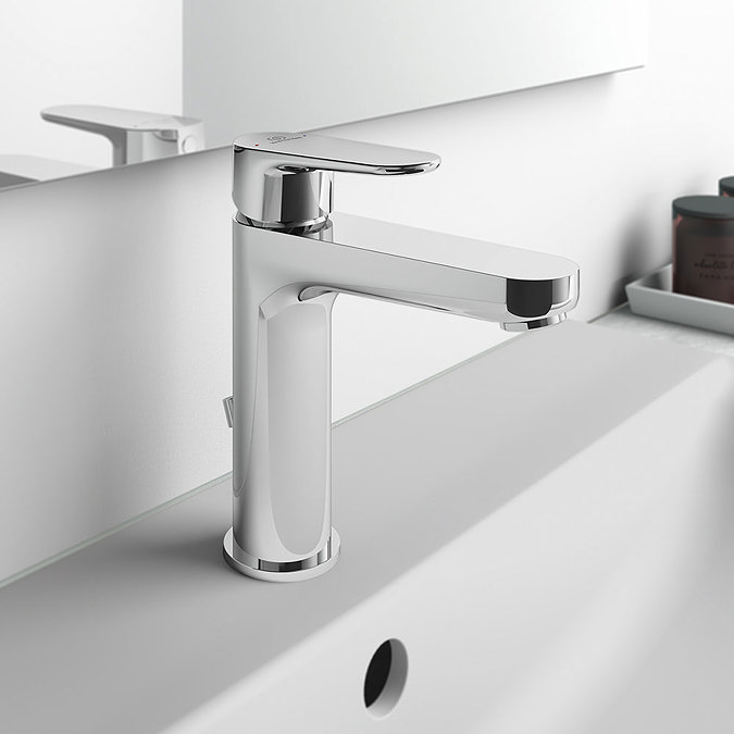 Ideal Standard Cerafine O Single Lever Basin Mixer with Pop-up Waste  In Bathroom Large Image