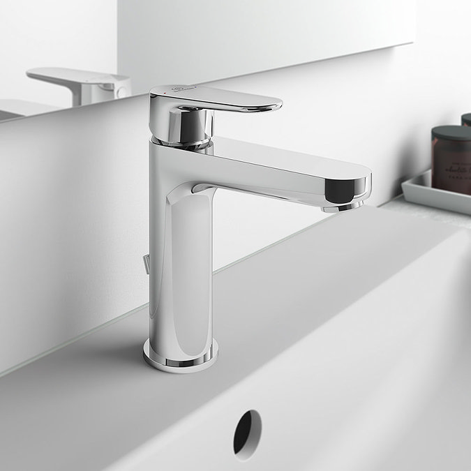 Ideal Standard Cerafine O Single Lever Basin Mixer with Pop-up Waste In Bathroom Large Image