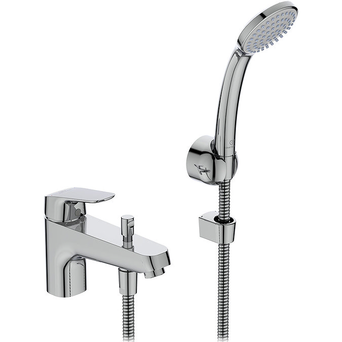 Ideal Standard Ceraflex 1 Tap Hole Bath Shower Mixer - B1960AA Large Image