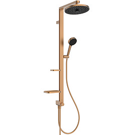 Ideal Standard Ceraflow Alu+ Bronze Shower Kit with Fixed Head & Handset
