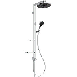 Ideal Standard Ceraflow Alu+ Chrome Shower Kit with Fixed Head & Handset