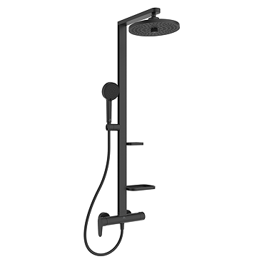 Ideal Standard Ceraflow Alu+ Silk Black Exposed Shower System