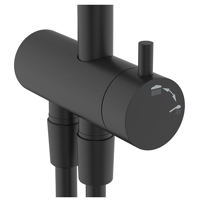 Ideal Standard Ceraflow T25+ Shower Diverter System Silk Black