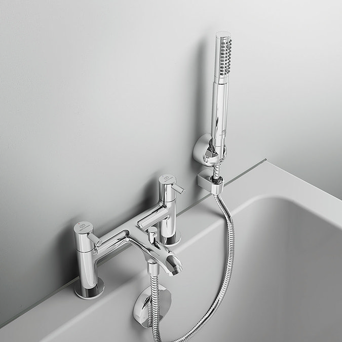 Ideal Standard Ceraline 2 Hole Bath Shower Mixer - BC189AA  additional Large Image