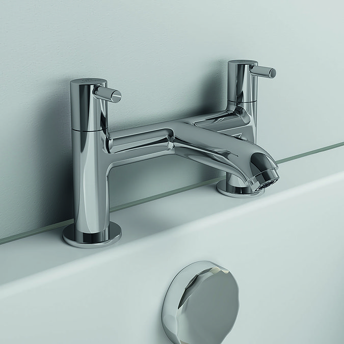 Ideal Standard Ceraline 2 Tap Hole Bath Filler - BC188AA  In Bathroom Large Image