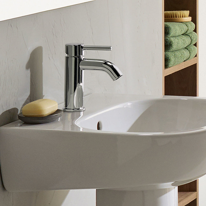Ideal Standard Ceraline Basin Mixer with Clicker Waste - BC186AA  additional Large Image