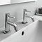 Ideal Standard Ceraline Basin Pillar Taps - BC184AA  Standard Large Image