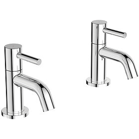 Ideal Standard Ceraline Basin Pillar Taps - BC184AA Large Image