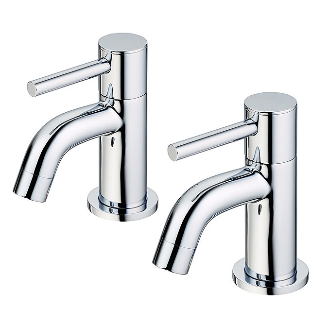 Ideal Standard Ceraline Bath Pillar Taps - BC187AA  Standard Large Image