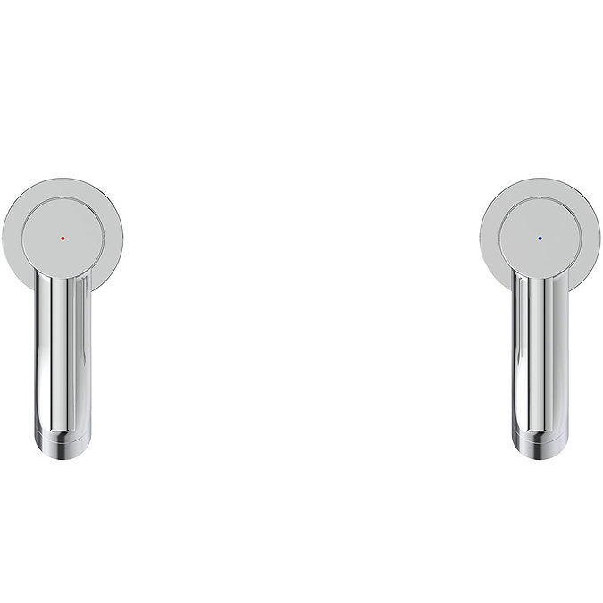 Ideal Standard Ceraline Bath Pillar Taps - BC187AA  Feature Large Image