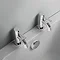 Ideal Standard Ceraline Bath Pillar Taps - BC187AA  additional Large Image