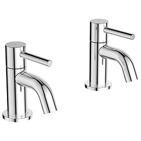 Ideal Standard Ceraline Bath Pillar Taps - BC187AA Large Image