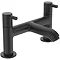 Ideal Standard Ceraline Silk Black 2 Tap Hole Bath Filler Large Image