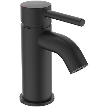 Ideal Standard Ceraline Silk Black Mini Basin Mixer  Profile Large Image