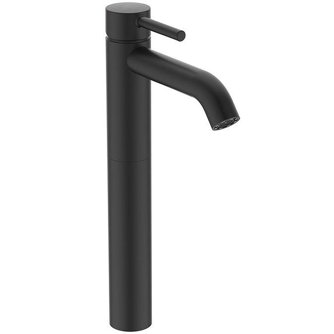 Ideal Standard Ceraline Silk Black Single Lever Tall Basin Mixer Large Image