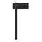 Ideal Standard Ceralook Silk Black Single Lever L-Shape Spout Kitchen Mixer Feature Large Image