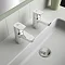 Ideal Standard Ceraplan Basin Pillar Taps - BD247AA additional Large Image