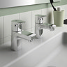 Ideal Standard Ceraplan Basin Pillar Taps - BD247AA  Standard Large Image