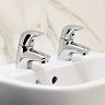 Ideal Standard Ceraplan Basin Pillar Taps - Chrome - B7884AA  Profile Large Image