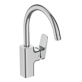 Ideal Standard Ceraplan Single Lever High Tubular Spout Kitchen Mixer - BD336AA Large Image