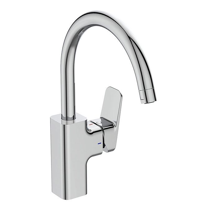 Ideal Standard Ceraplan Single Lever High Tubular Spout Kitchen Mixer - BD336AA Large Image