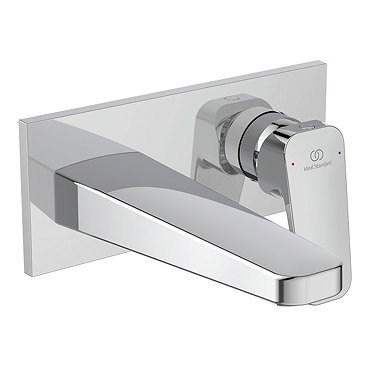 Ideal Standard Ceraplan Single Lever Wall Mounted Basin Mixer - BD244AA  Profile Large Image