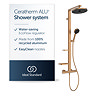 Ideal Standard Ceratherm Alu+ Bronze Exposed Thermostatic Shower System
