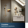 Ideal Standard Ceratherm Alu+ Bronze Exposed Thermostatic Shower System