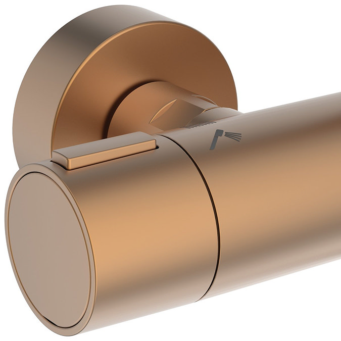 Ideal Standard Ceratherm Alu+ Bronze Exposed Thermostatic Shower System