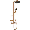 Ideal Standard Ceratherm Alu+ Bronze Exposed Thermostatic Shower System
