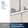 Ideal Standard Ceratherm Alu+ Chrome Exposed Thermostatic Shower System
