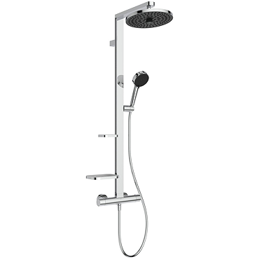 Ideal Standard Ceratherm Alu+ Chrome Exposed Thermostatic Shower System