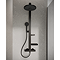 Ideal Standard Ceratherm Alu+ Silk Black Exposed Thermostatic Shower System