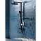 Ideal Standard Ceratherm Alu+ Silk Black Exposed Thermostatic Shower System