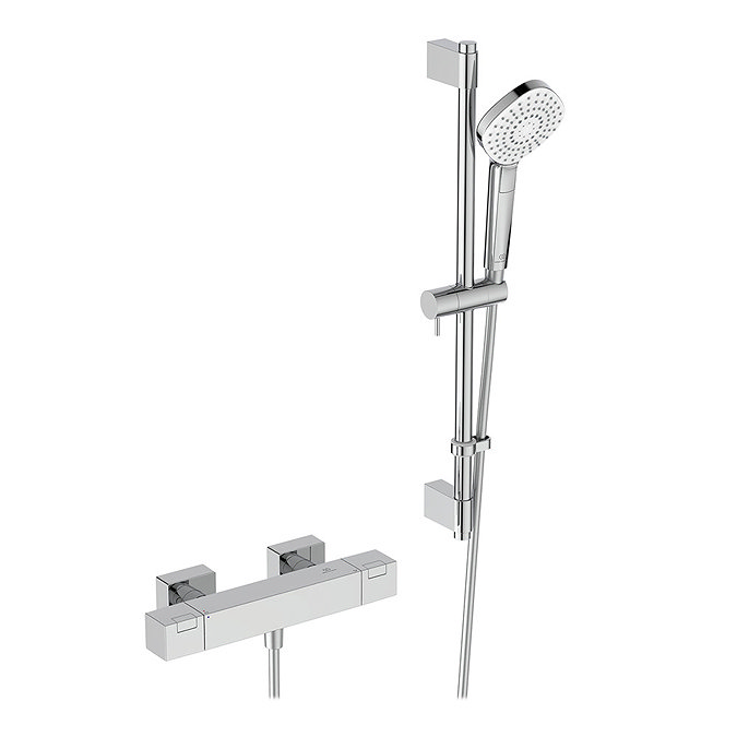 Ideal Standard Ceratherm C100 Exposed Thermostatic Shower Mixer Pack - A7537AA Large Image