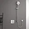 Ideal Standard Ceratherm Navigo Chrome Built-In Thermostatic 1 Outlet Square Shower Mixer + Easybox 