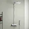 Ideal Standard Ceratherm S200 Exposed Thermostatic Shelf Shower System - A7332AA Large Image