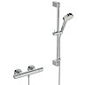 Angled-front image of the Ideal Standard Ceratherm T25 N Exposed Thermostatic Shower Valve Pack pictured on a white background.