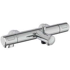 Angled view of the Ideal Standard Ceratherm T25 Bath Shower Mixer on a white background.