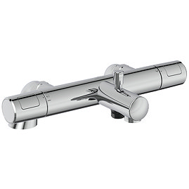 Angled view of the Ideal Standard Ceratherm T25 Bath Shower Mixer on a white background.
