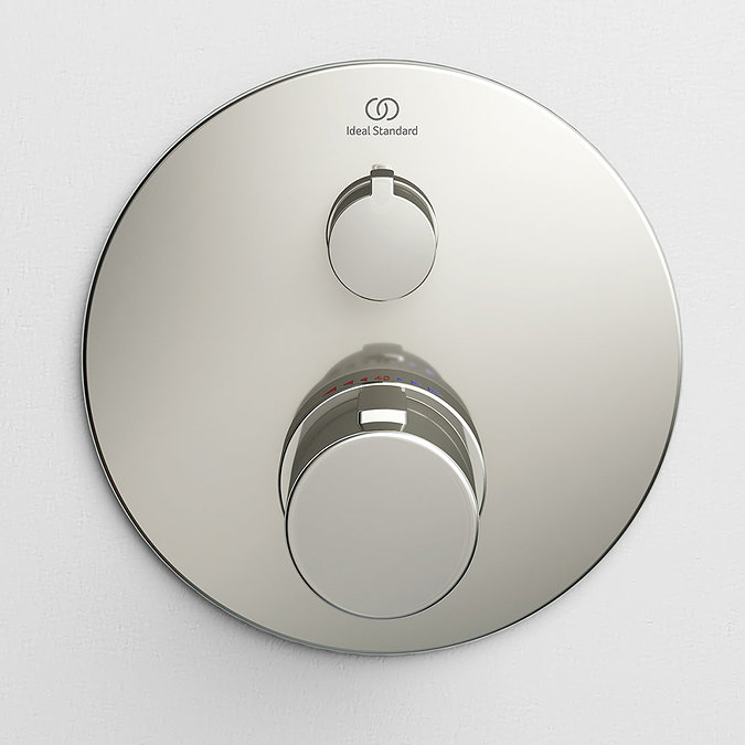 Ideal Standard Ceratherm T100 Chrome Built-In Thermostatic 1 Outlet Round Shower Mixer + Easybox Fe