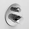Ideal Standard Ceratherm T100 Chrome Built-In Thermostatic 1 Outlet Round Shower Mixer + Easybox St