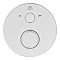 Ideal Standard Ceratherm T100 Chrome Built-In Thermostatic 2 Outlet Round Shower Mixer + Easybox Pr