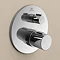 Ideal Standard Ceratherm T100 Chrome Built-In Thermostatic 2 Outlet Round Shower Mixer + Easybox Fe