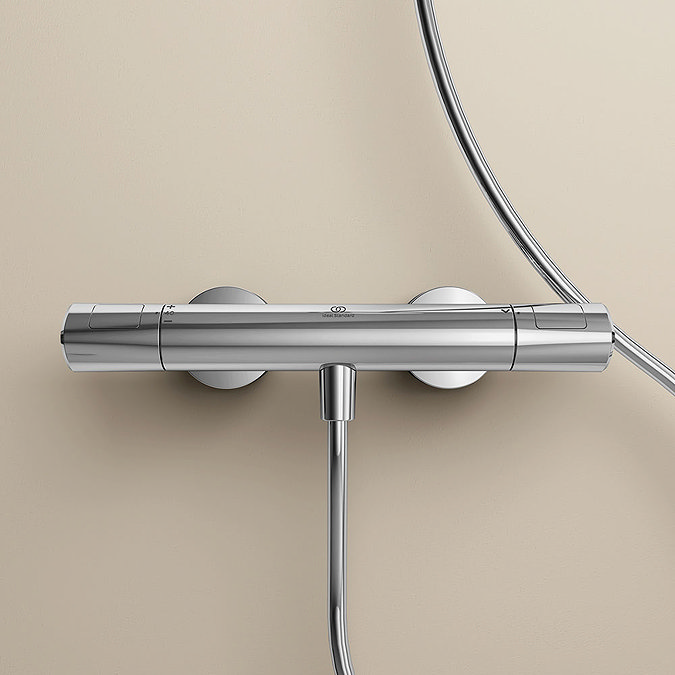Ideal Standard Ceratherm T100 Exposed Thermostatic Bar Shower Mixer - A7239AA In Bathroom Large Ima